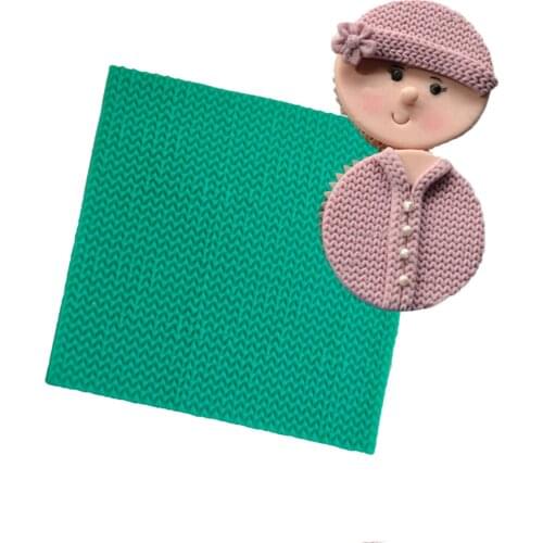 DIY Sweater Woolen Silicone Cake Molds For Baking Chocolate Baking Mould Sugar Craft Tools Fondant Cake Decorating Tools M770