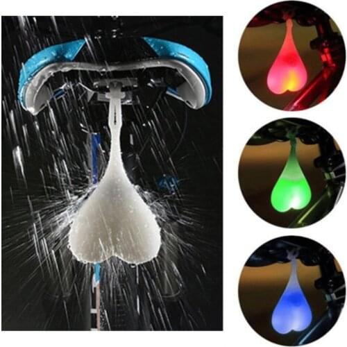 Cycling Balls Tail Silicone Light Creative Bike Waterproof Night Essential LED Red Egg Lamp Bicycle Seat Back Light Dropshipping
