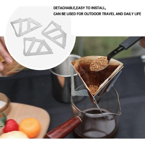 2020 New Stainless Steel Coffee Filter Outdoor Camping Folding Portable Coffee Drip Rack Foldable Coffee Dripper