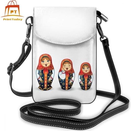 Russian Doll Shoulder Bag Russian Doll Leather Bag Small High quality Women Bags Student Trending Purse