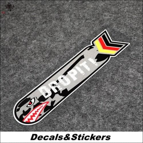 NO.L311 DROP IT Hella Flush Style 3M Reflective Modified Stickers Waterproof Decals Racing Motorcycle Scratches Cover