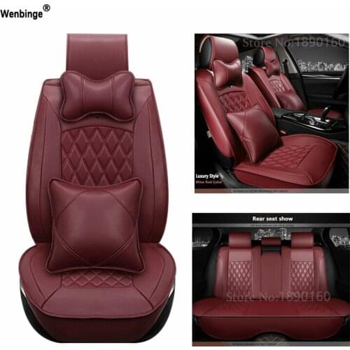 Universal PU Leather car seat covers For Honda Accord FIT CITY CR-V XR-V Odyssey Element Pilot URV car accessories auto styling