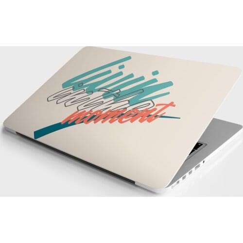 Sticker Master Living in The Moment Laptop Vinyl Sticker Skin Cover For 10 12 13 14 15.4 15.6 16 17 19 " Inc Notebook Decal for Macbook,Asus,Acer,Hp,Lenovo,Huawei,Dell,Msi,Apple,Toshiba,Compaq
