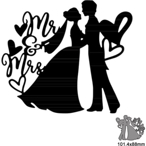 Marry Me! Metal Cutting Dies Romantic Proposal Craft Dies Cut for Wedding Party Home Decoration New
