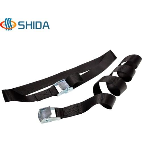2Pcs 2.5cmx3meters-6meters Metal Cam Buckle Ratchet Tie Down Strong Winch Nylon Strap Luggage Cargo Lashing Belt Free Shipping