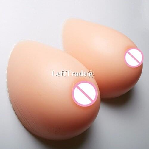 2000g F/G cup Natural hanging large silicone boobs breast forms silicone breastforms 6XL