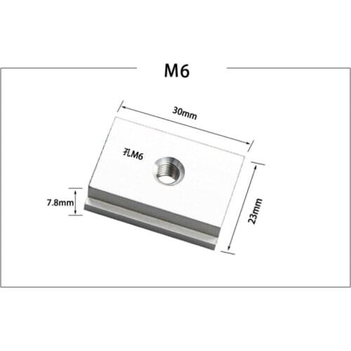 5pcs / 10pcs aluminum alloy small sliding nut M6 / M8 T-shaped track T-slot nut, for woodworking tools, slot fixing screws