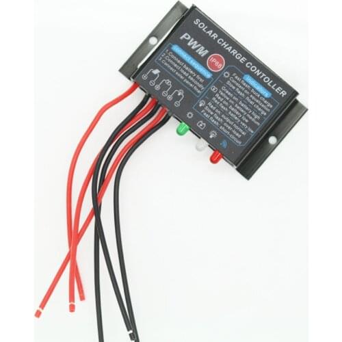 5 pcs/lot 20A Solar Charge Controller 12V or 24V Solar Panel Charge Regulator For LED Light