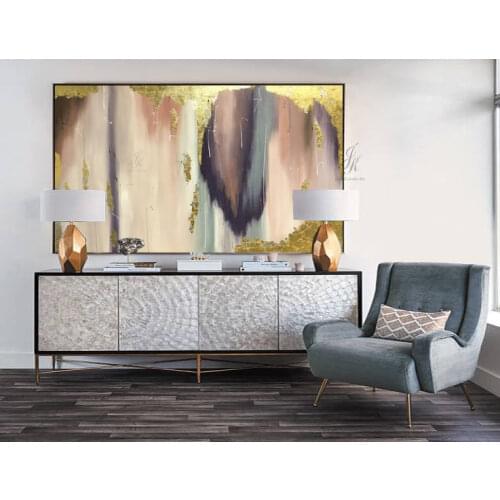 Abstract Malerei Acryl Gold Malerei Abstract Malerei moderne Kunst Original Gemalde strukturierte Abstract Oil Painting