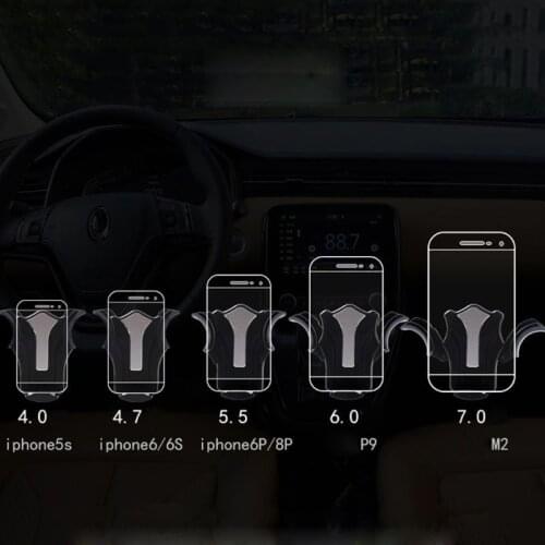 Car Phone Holder Gravity Dashboard Stand Sunction Cup Mount for iphone XS MAX XR Mobile Phone