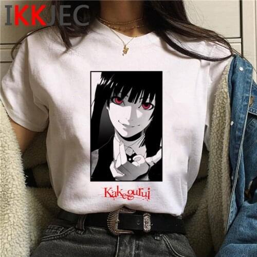Kakegurui top tees t-shirt men graphic tees 2021 white t shirt japanese kawaii t shirt summer top harajuku kawaii tumblr