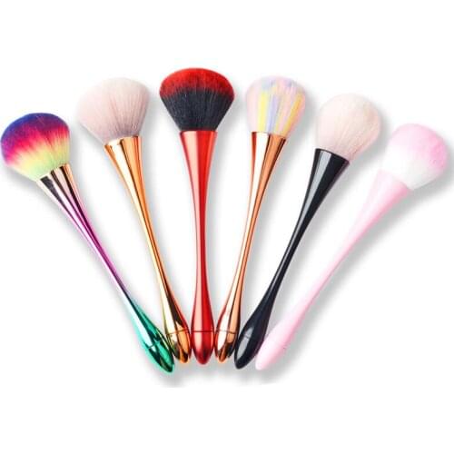 Nail Art Brush Soft Nail Dust Brush Acrylic UV Gel Nail Polish Nylon Nail Clean Brush For Manicure Professional Nail DIY Tools