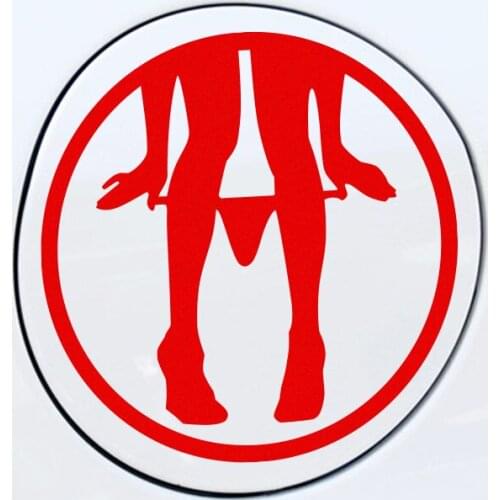 3 Pieces Customization Sex Girl Fuel Tank Car Sticker Decal Car-Styling For vw volkswagen audi ford bmw e46 opel car accessories