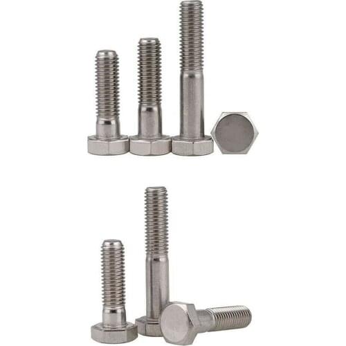 M10M12 304 stainless steel half-thread outer hexagon screws / outer hexagon bolt