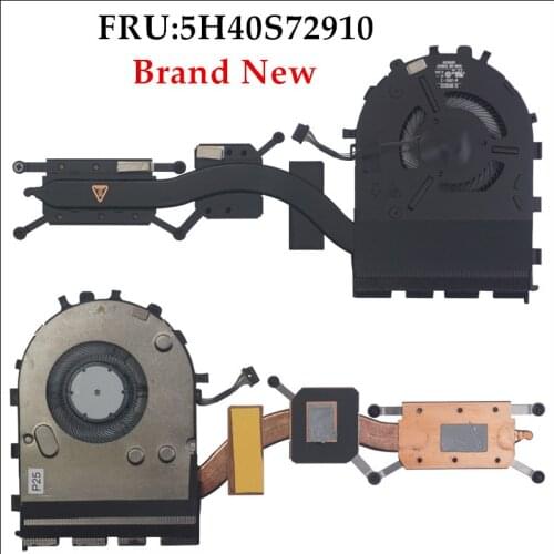 New Original 5H40S72910 for Lenovo ThinkPad E14 E15 Heatsink CPU GPU version Cooler Cooling Fan 100% Tested