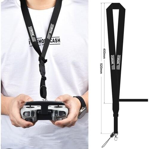 STARTRC Lanyard Hook Holder Strap Black for DJI FPV Drone Remote Controller Safety Strap Belt Sling Mount Accessories