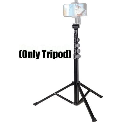 Camera Phone Tripod 63 inches Extendable Tripod Stand Holder Lightweight
