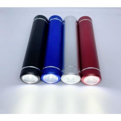 High Quality 2200mAh powerbank with LED Mini Portable Power Bank Mobile External Charger Charging with flash light