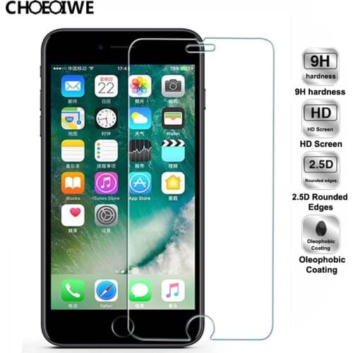 Explosion proof 9H Screen Protectors for iPhone X XS MAX XR 6 6S 7 8 Plus 4 4S 5 5S SE 5C Tempered Glass Cover Film