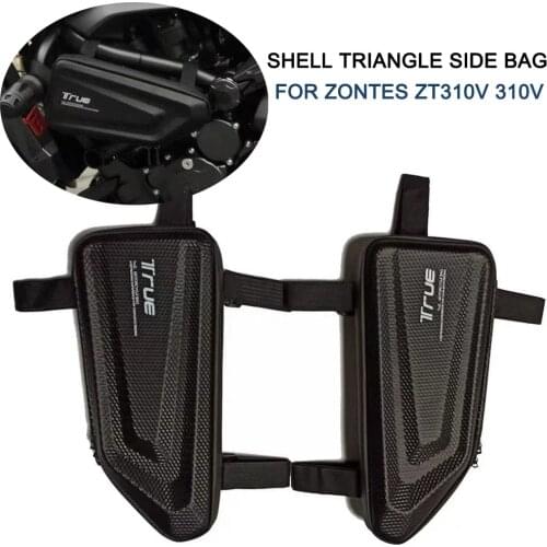 Tool Box For ZONTES ZT310V 310V Motorcycle Modified Hard Shell Triangle Side Bag