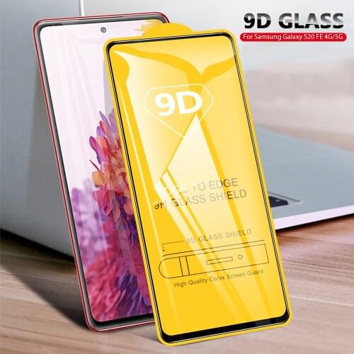 2Pcs 9D Tempered Glass For Samsung Galaxy A12 F62 S20 FE Screen Protect Film For Samsung F62 A 12 S20 FE HD Tempered Glass
