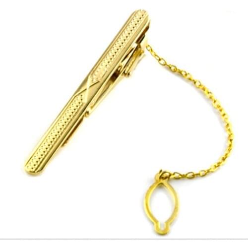 Metal Tie Clips Mens Suit Suitable for Business Activities Daily Wear Dating Top Grade Pattern Necktie Clip Simple Classic Gift