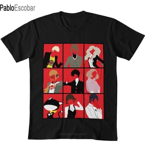 P-5ona T shirt persona persona 3 persona 4 persona 5 igor tarot morgana izanagi gaming video games