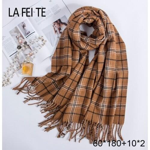 Pure 100% Wool Scarf Women Foulard Neck Handkerchiefs Echarpe Homme Cashmere Shawls Blanket Stoles Women Scarves For Ladies 2019