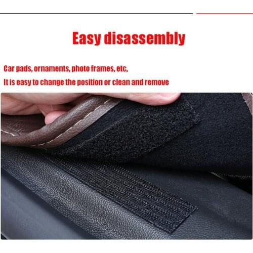 1/m Mair f Strong Self-Adhesive Hook And Loop Fastener Tape Nylon Sticker velcroTape Adhesive Car Interior Can Be Used For DIY 1