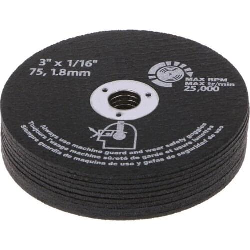 10pcs Circular Resin Grinding Wheel Saw Blades Cutting Wheel Disc For Metal Cutting