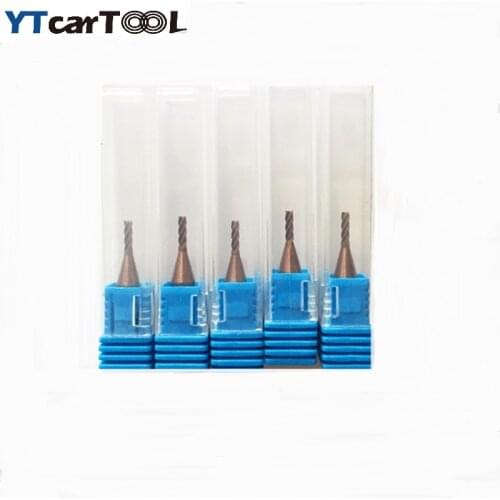 2017 Best Quality 5pcs/lot 4 teeth carbide 2.0mm end milling cutter for V8/X6 key cutting machines(5pieces/lot)