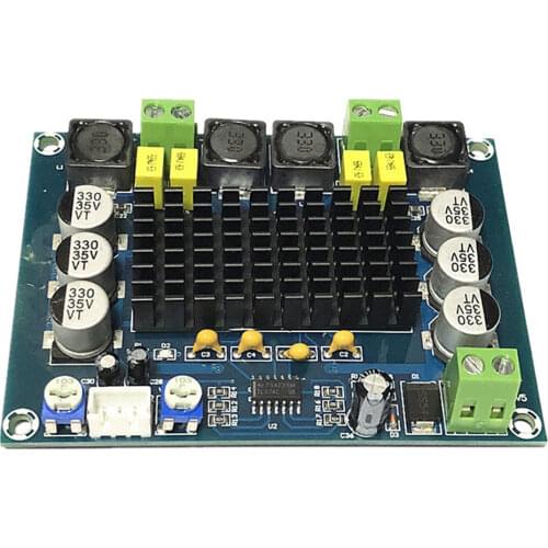 2 X 120W Amplifier Board Sound Two Channel Easy Install High Power Audio Lightweight Accessories Digital Electronic Part Module