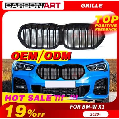 Bm-w X1 Front Grille Replacement ABS Grille for bm-w X1 2020 Racing Grills fashion design