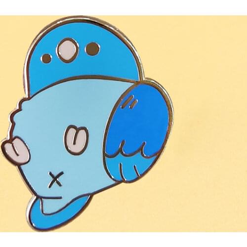 Parrot Butt Brooch Cute Bird Animal Metal Cartoon Enamel Pins Men Women Fashion Jewelry Gifts Anime Movie Novel Hat Lapel Badges