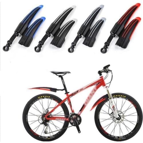 1 Pair Bike Fender Front Rear Mudguard Road Moutain Bicycle MTB Mud Guard Fender Cycling Parts Bike Accessories for Bike Riding
