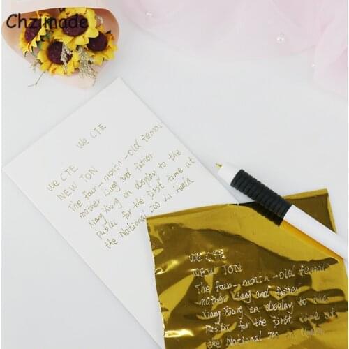Chzimade USB Power Heating Hot Stamping Pen For Foil Machine Diy Scrapbooking Cards Making Handmade Leather Craft Tools