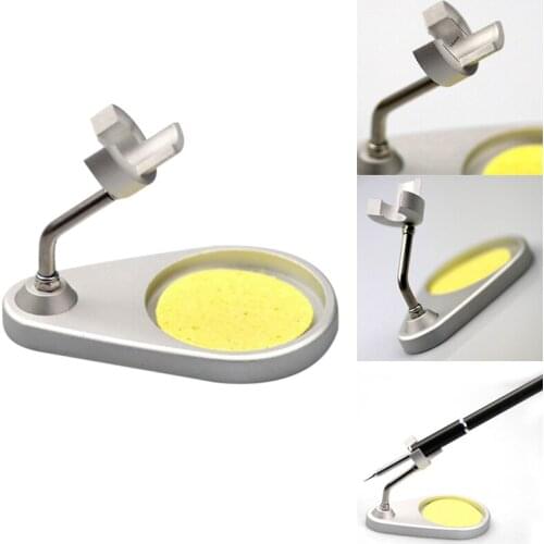 T12-S9 Soldering Iron Stand Holder Base For M8 P9 Handle Metal Solder Support Station Soldering With Sponges