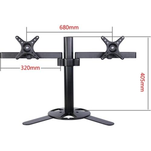 DL-CY09 Big base LCD LED 10-24" Monitor desktop stand rotate tilt computer holder TV Mount 360 degree rotating