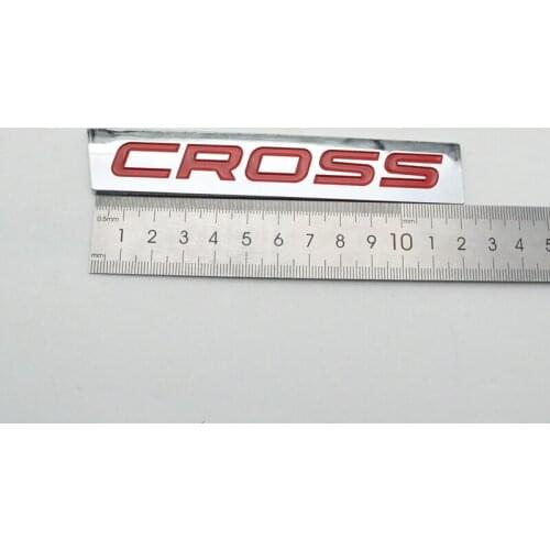 For Chevrolet Cross Emblem Rear Tailgate Trunk Emblem Letters Sticker