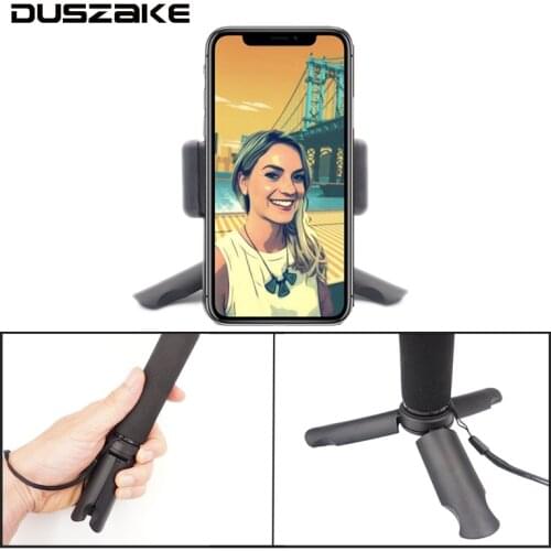DUSZAKE P6 Smartphone Mini Tripod For Phone Lightweight Phone Tripod for iPhone Samsung Tripod for Xiaomi Huawei Mobile Phone