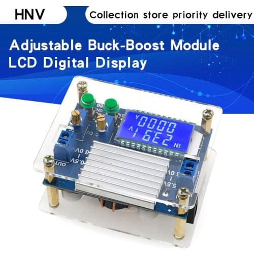 Buck-boost module constant voltage constant current LCD digital display voltage ammeter adjustable buck boost 4X