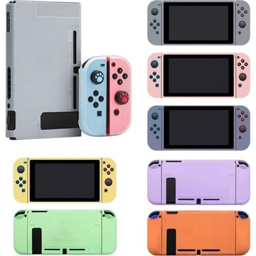 Soft Silicone Case For Nintendos Switch Ergonomic Non-slip Protective Skin Cover For Switch NS color Mini Console Shell Case