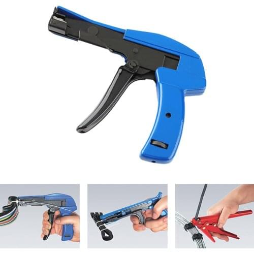 Nylon Zip Tie Automatic Tension Cut Off Gun Special Pliers Fastening Tool For Nylon Cable Tie With A Width Of 2.2-4.8mm