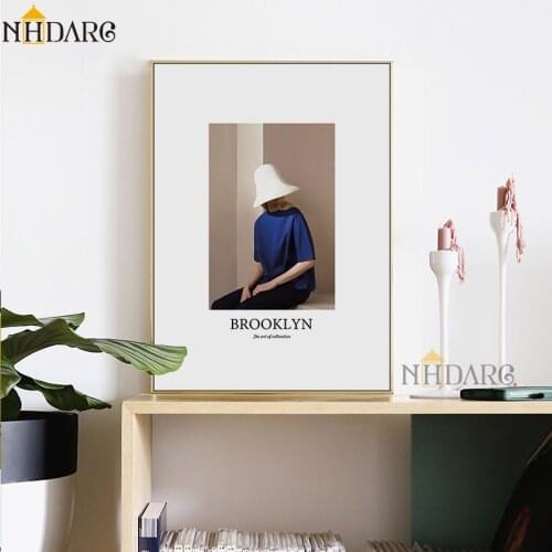 NHDARC Canvas Printings Poster and Painting Art Modern Fashion Vogue girl Home Decoration Wall Picture for Living Room ARC00201