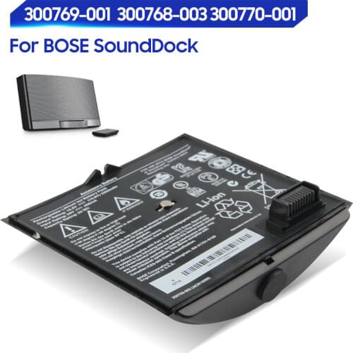 Original Replacement Battery For BOSE SoundDock SounDock SoundLink Air 300769-001 300768-003 300770-001 Rechargeable 2200mAh