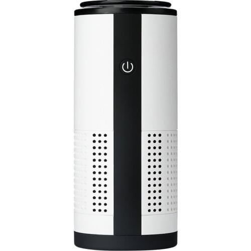 Portable Aroma Air Purifier USB Rechargeable Air Cleaner Push Button Air Freshener Negative Ion Generator Air Purification