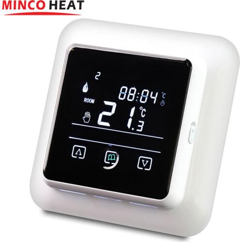 Temperature Controller Smart Thermostat WiFi Works Touch Screen Wireless Electric Room Thermostat 110V 220V