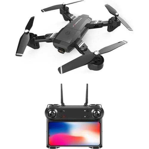 RC Drone With S6 Dual Camera Mini Folding RC Quadcopter Drone With Altitude Hold And One Key Take Off/Landing And More Functions