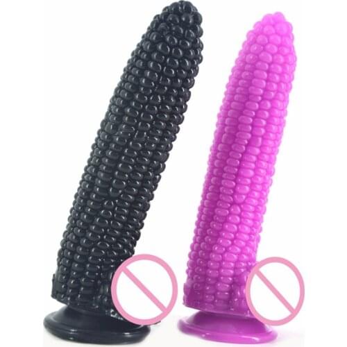Vegetable Corn Suction Cup Dildo Suction Cup Sex Toys for Women Big Anal Plug Flirting Masturbation Products Sex Toys