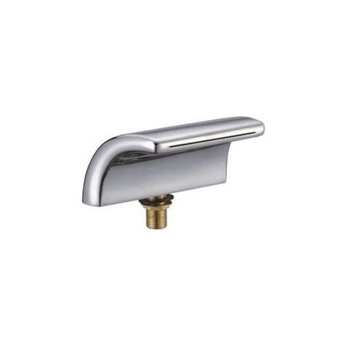 American Deck-Mounted bathtub faucet waterfall water tap bibcock, Copper chrome plated bathroom bathtub split faucet